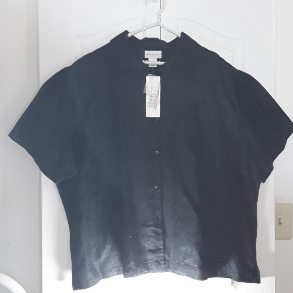 Anna Maxwell Button Up Blouse Plus Size 4X NWT - Picture 2 of 8